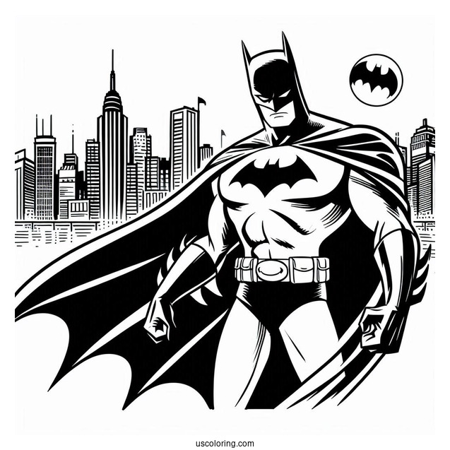 Batman_ The Animated Series Coloring Page