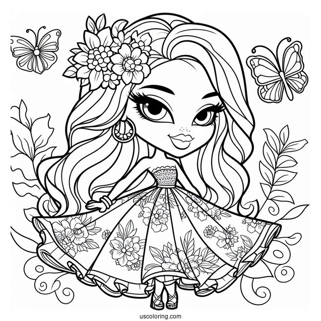 Bratz Raya In Floral Dress