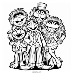 All Muppets Coloring Page Of Characters
