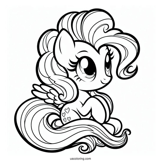 Equestria Girls Pinkie Pie Coloring Page With Pony Pinkie Pie
