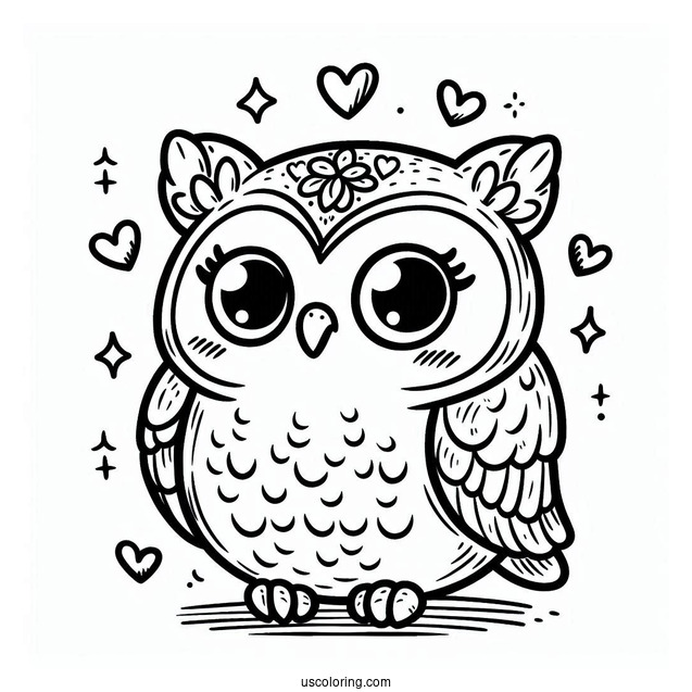 Cute Kawaii Owl