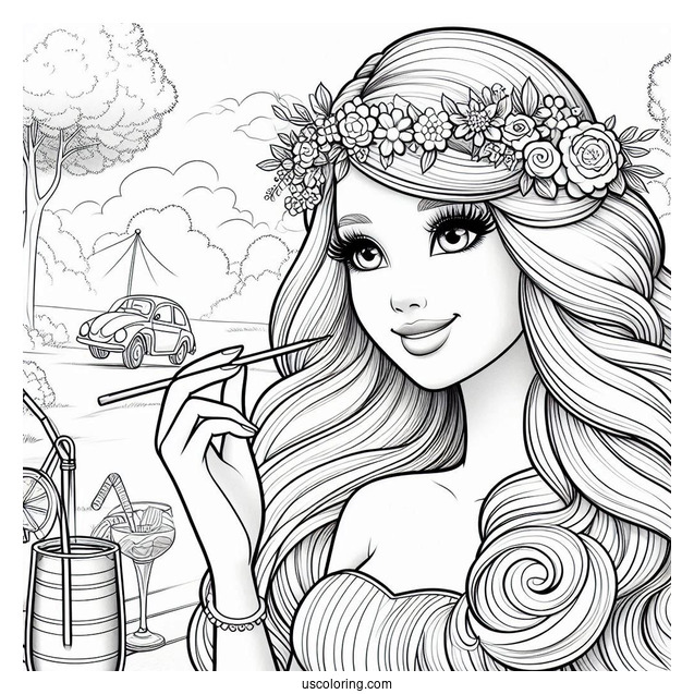Barbie Movie Coloring page 4