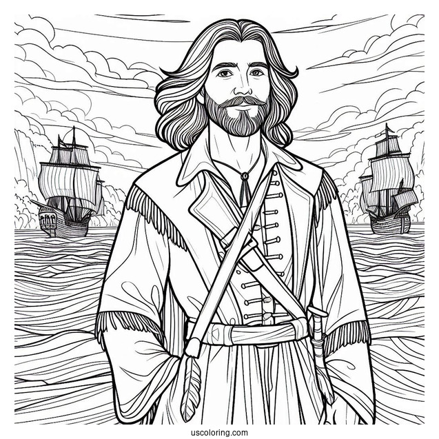 Simple Outline Of John Smith On Port