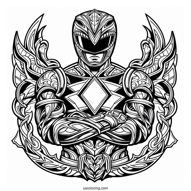 Power Rangers Beast Morphers Coloring In