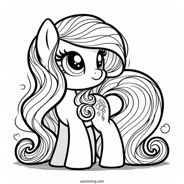 Detailed My Little Pony A New Generation Coloring Page