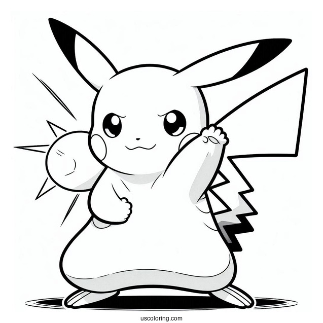 Pikachu Ready To Fight