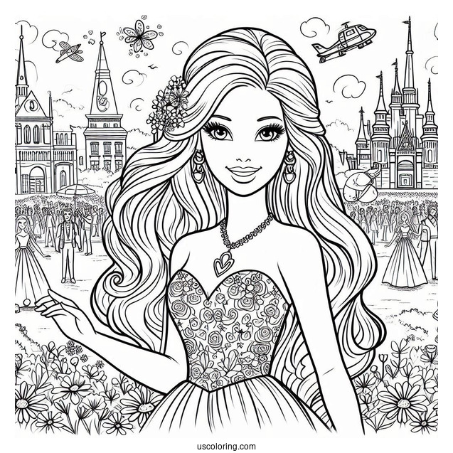 Barbie Movie Coloring page 4