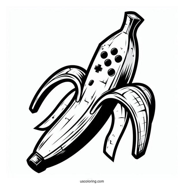 Fortnite Banana Coloring Page