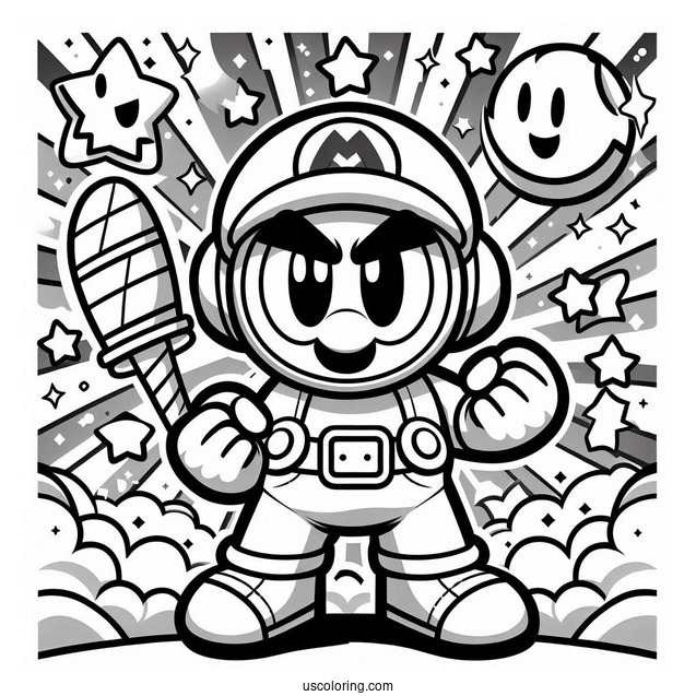 Full Page Brawl Stars Coloring Page Poster