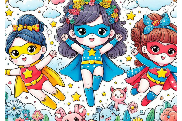 powerpuff girls coloring pages feature image