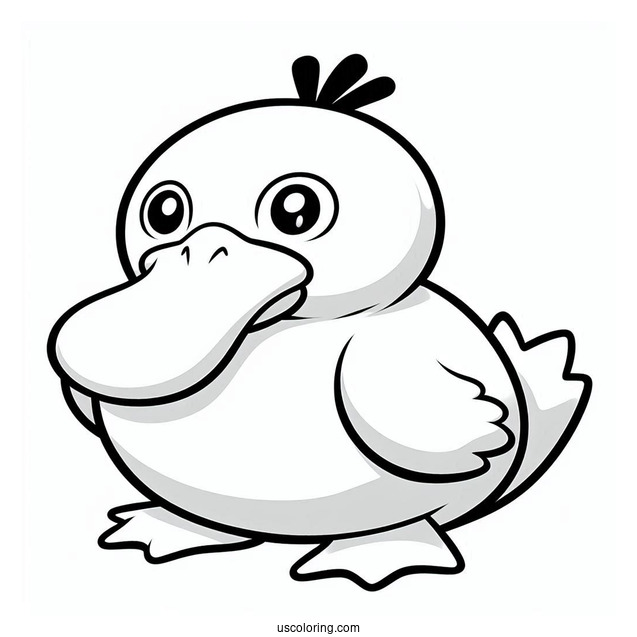 Psyduck Coloring Page And Golduck