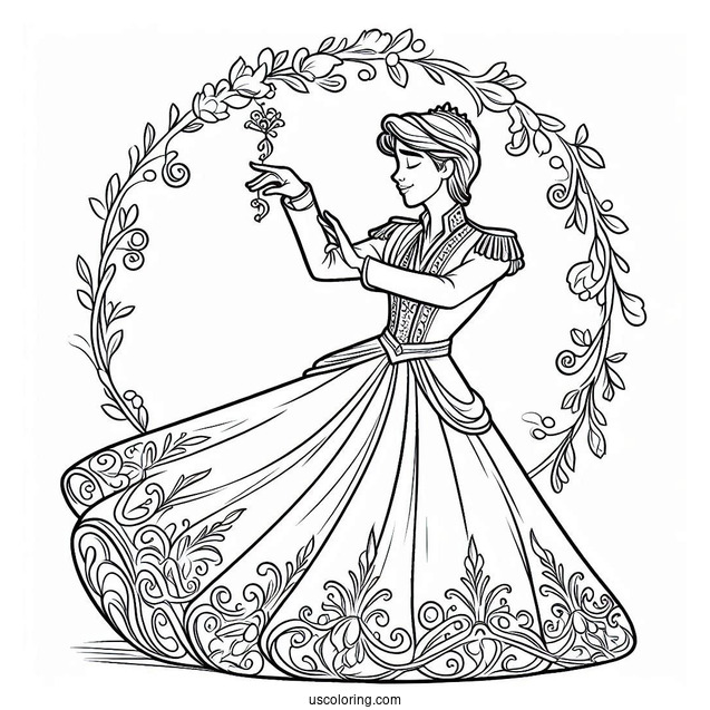 Prince Naveen Coloring Page
