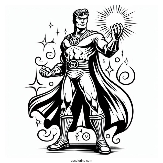 Reed Richards Mr. Fantastic Coloring Page For Kids