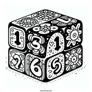 Numberblocks Coloring Page 15