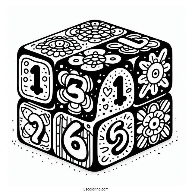Numberblocks Coloring Page 15