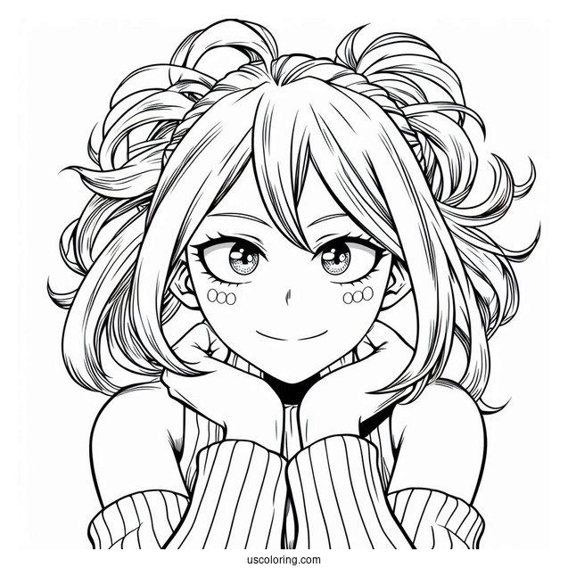 Katsuki Bakugo Of My Hero Academia Coloring Page