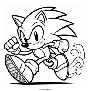 Running Sonic In Video Game