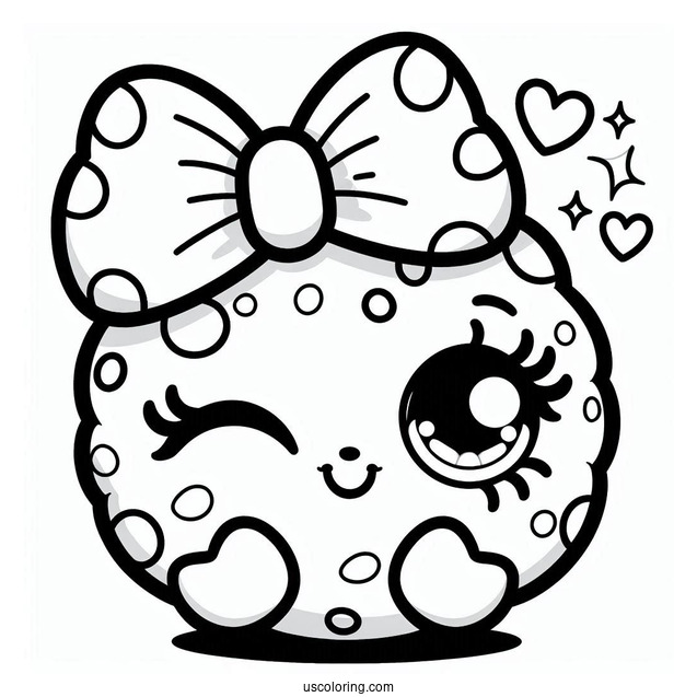 Kooky Cookie Shopkins With Bow