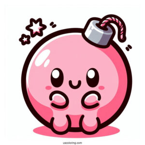 Pink Shy Guy Coloring Page Petting Bomb Ombs For Kids