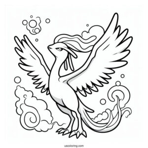 Moltres Pokemon To Color In
