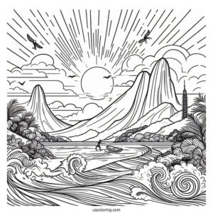 Rio Carla In The Sky Coloring Sheet