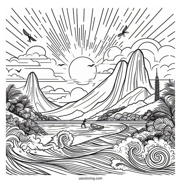 Rio Carla In The Sky Coloring Sheet