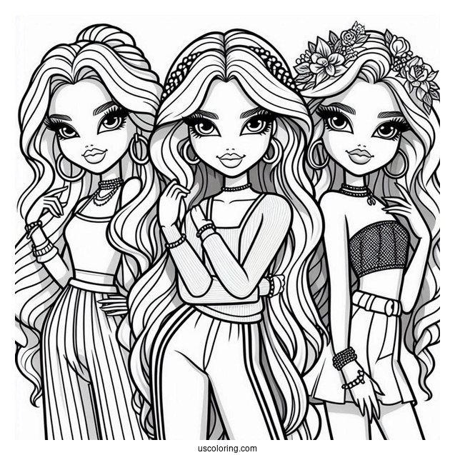 Jade, Sasha, Cloe, and Yasmin