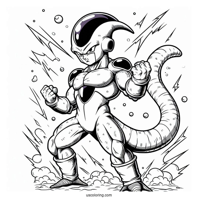 Frieza Coloring Sheet