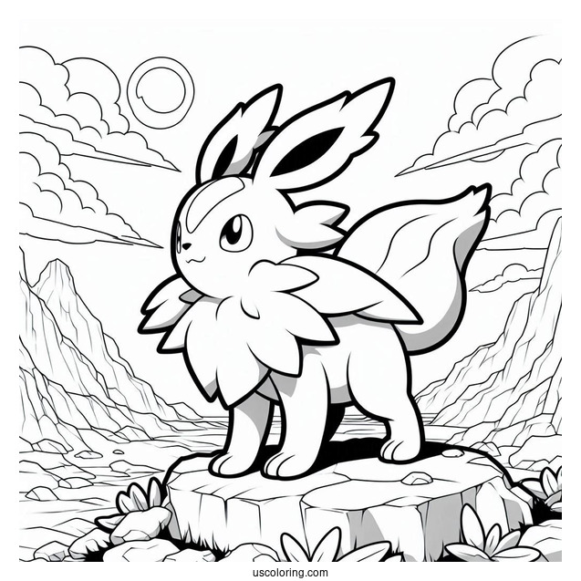 Absol On Rocky Terrain