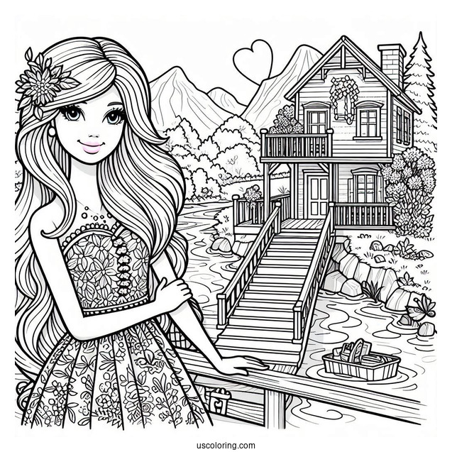 Barbie Dreamhouse Adventures To Color