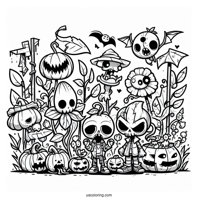 Halloween Themed Plants Vs Zombies