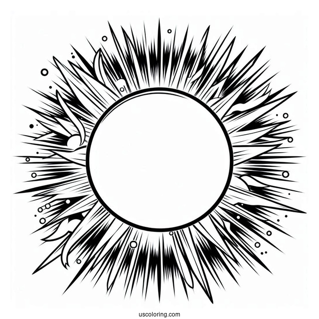 Logo Sonic Exe Coloring Page