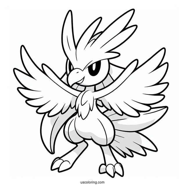 Coloring Sheet Of Blaziken