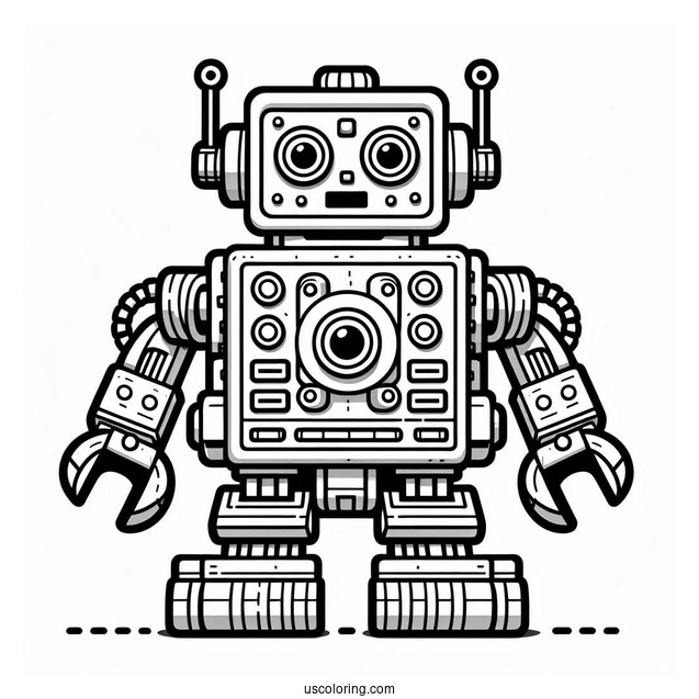Lego Robot To Color