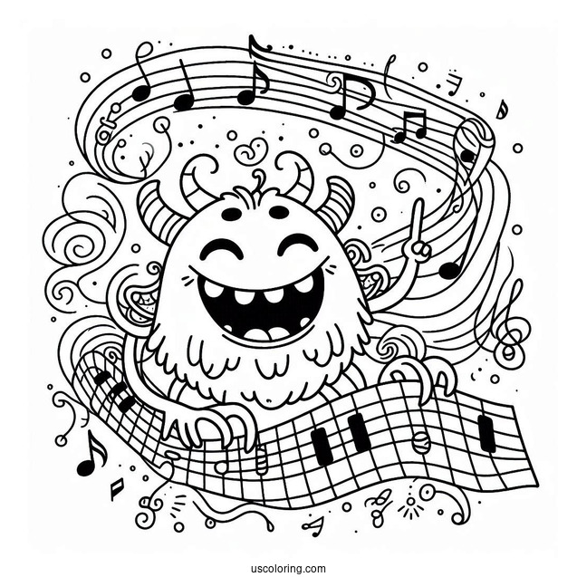 My Singing Monsters Coloring Page Of Outline Of Whail From My Singing Monsters For Kids
