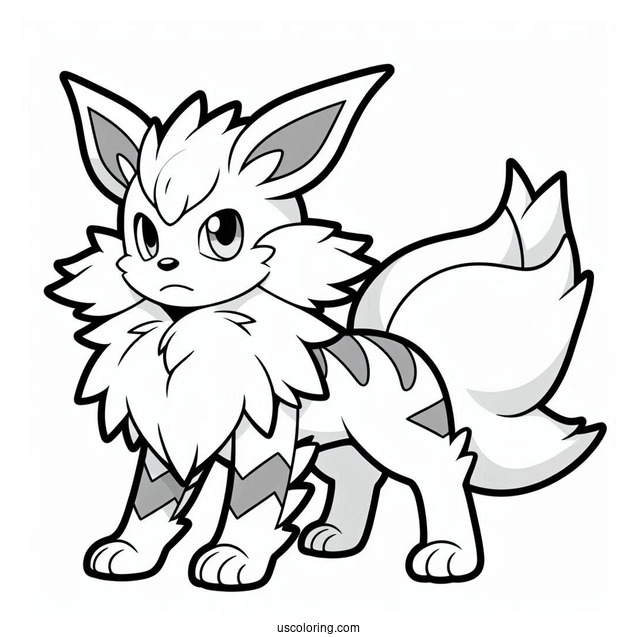 Arcanine Pokemon To Color