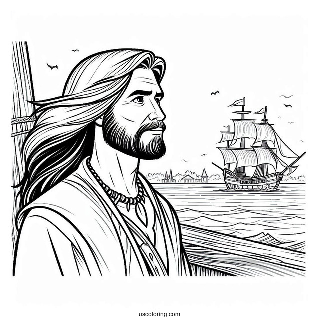 Simple Outline Of John Smith On Port