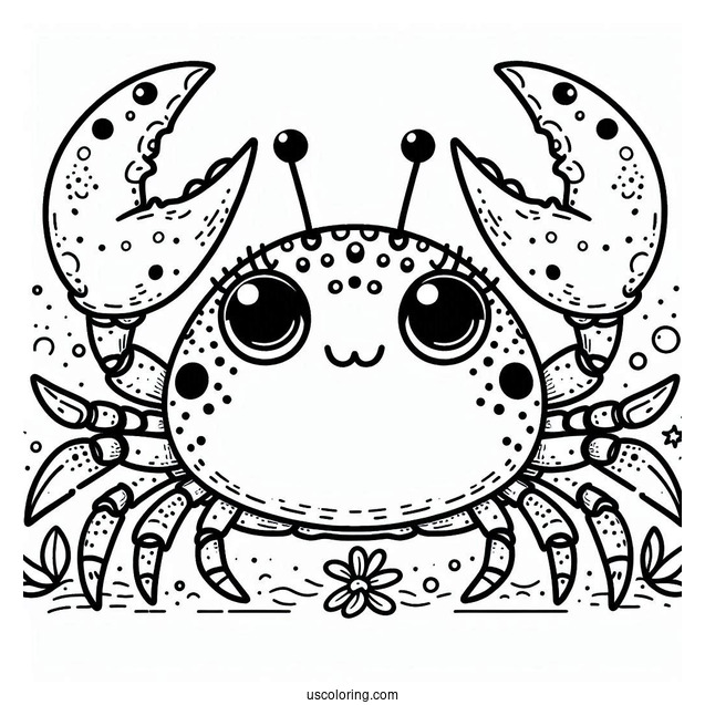 Sally Lightfoot Crab Coloring Page