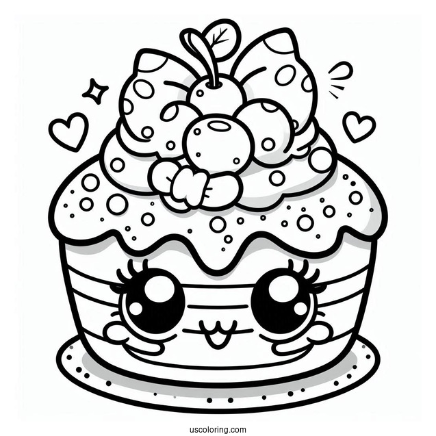 Coloring Page Of Patty Cake Shopkins