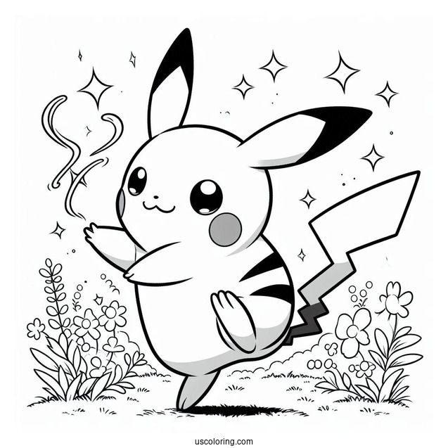 Pichu, Raichu, And Pikachu Dancing