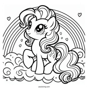 Pinkie Pie Pony Over Rainbow