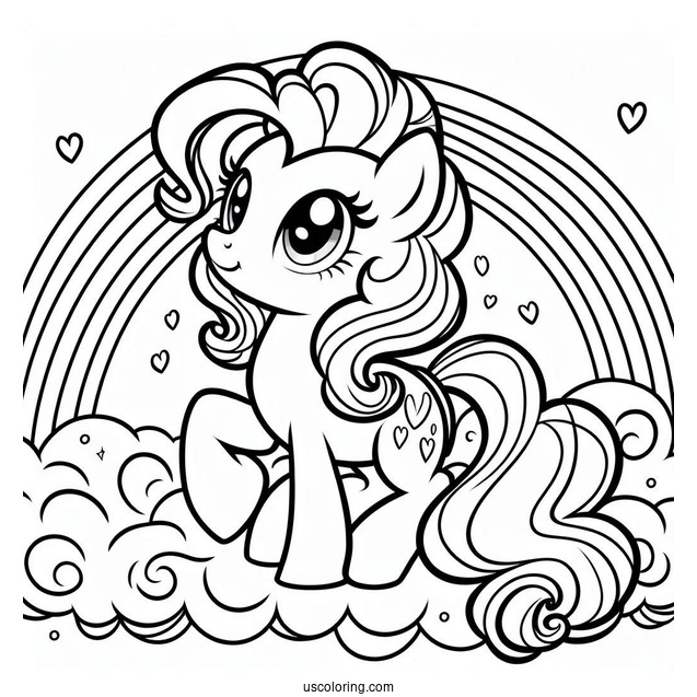 Pinkie Pie Pony Over Rainbow