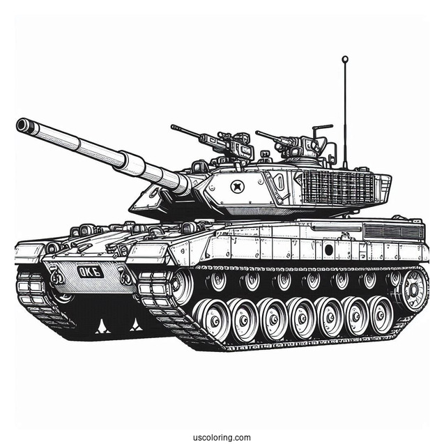 K2 Black Panther South Korean Tank With Gunner