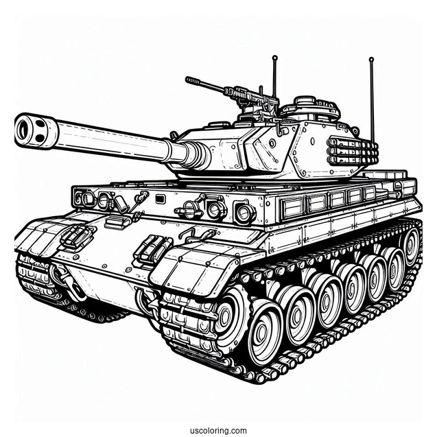 Simple Outline of Tamiya Tank