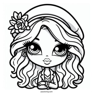 Kawaii Bratz Cloe Coloring In For Preschoolers