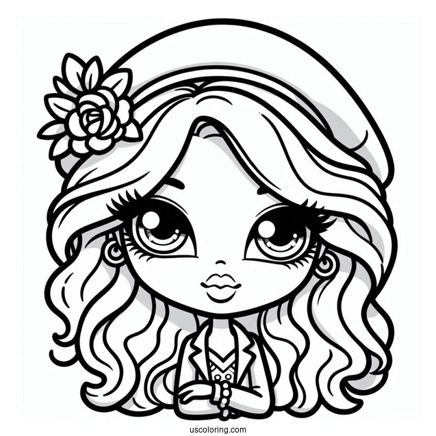 Kawaii Bratz Cloe Coloring In For Preschoolers