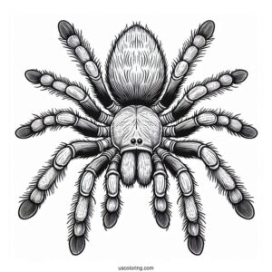 Giant Tarantula Coloring Page