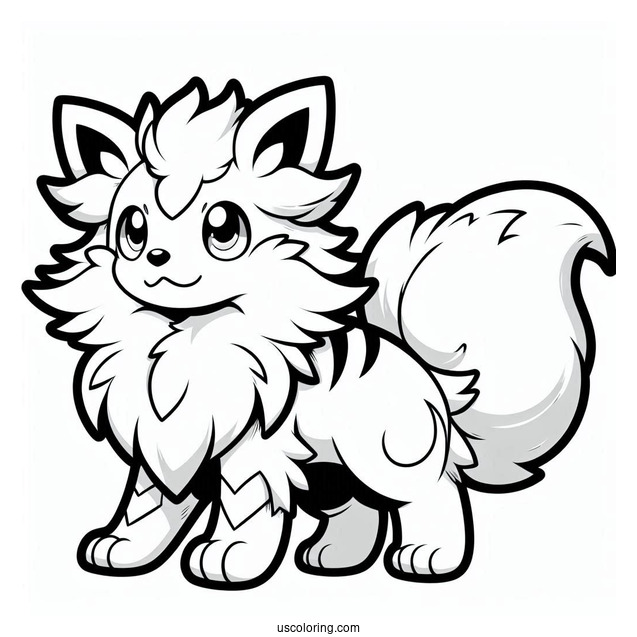 Arcanine Pokemon To Color