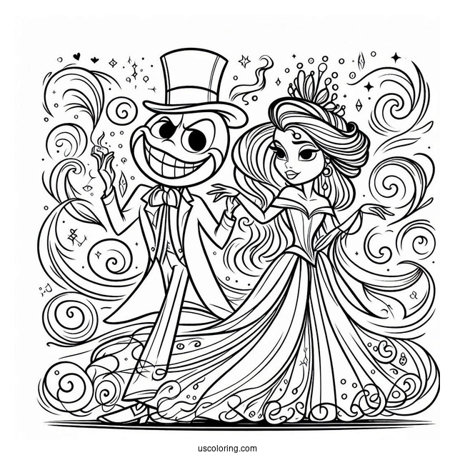 Dr. Facilier Coloring Sheet