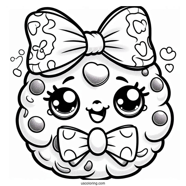 Kooky Cookie Shopkins With Bow
